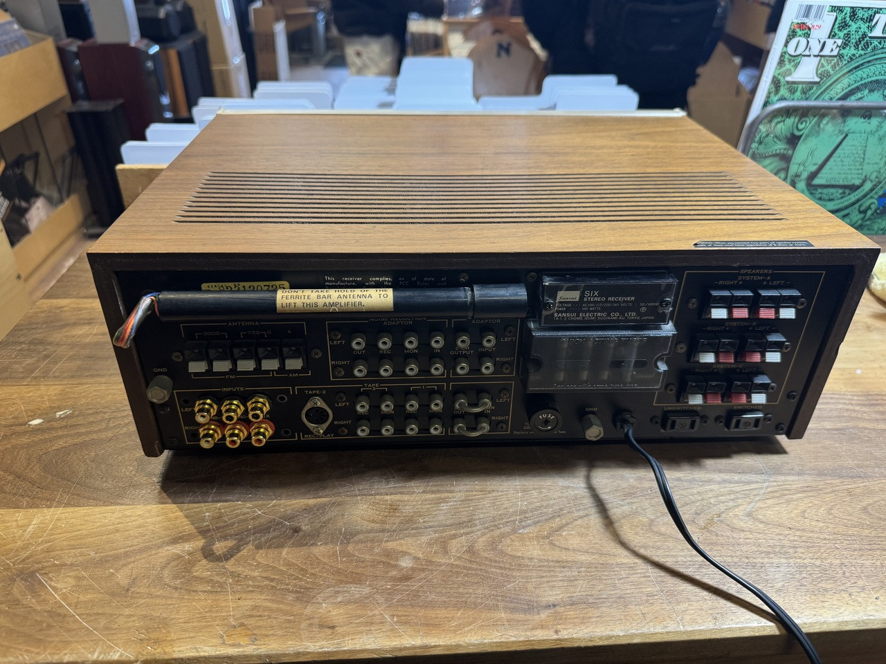 Sansui Six Receiver 1972 incredible condition - Upgraded Phono/Aux