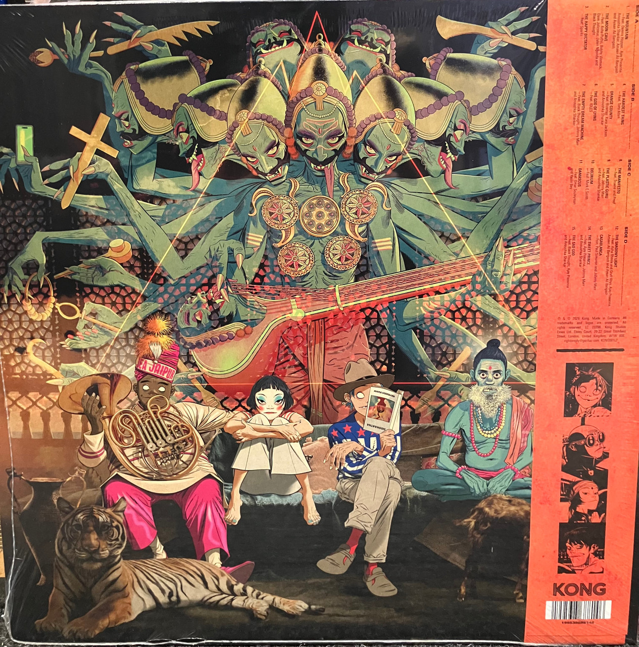 Gorillaz - पर्वत (The Mountain) (Yellow Vinyl) - The Record