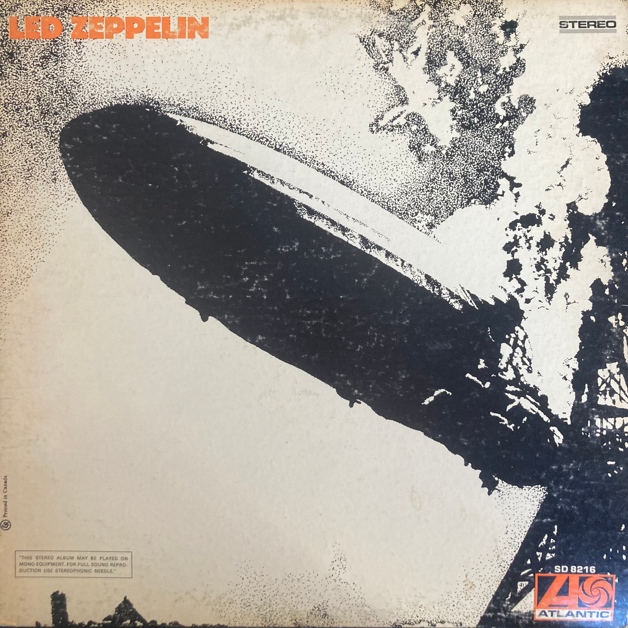 Led Zeppelin - Led Zeppelin (1970 Canada, reissue, Atlantic red