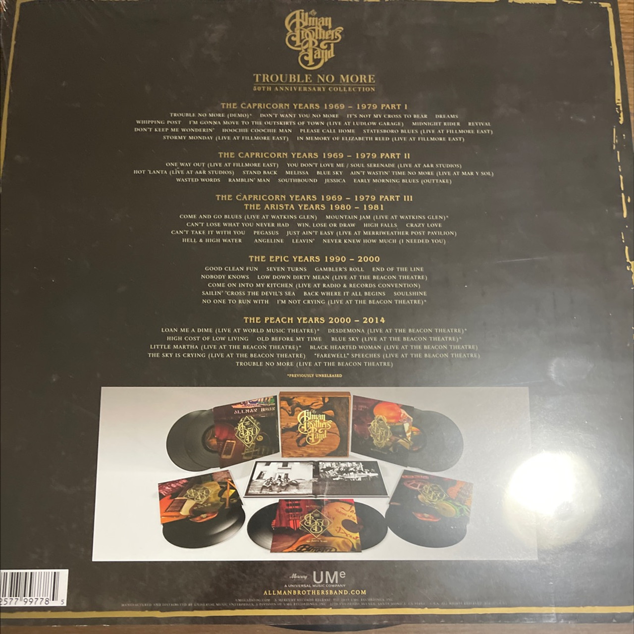 The Allman Brothers Band - Trouble No More (10 LP 50th Anniversary