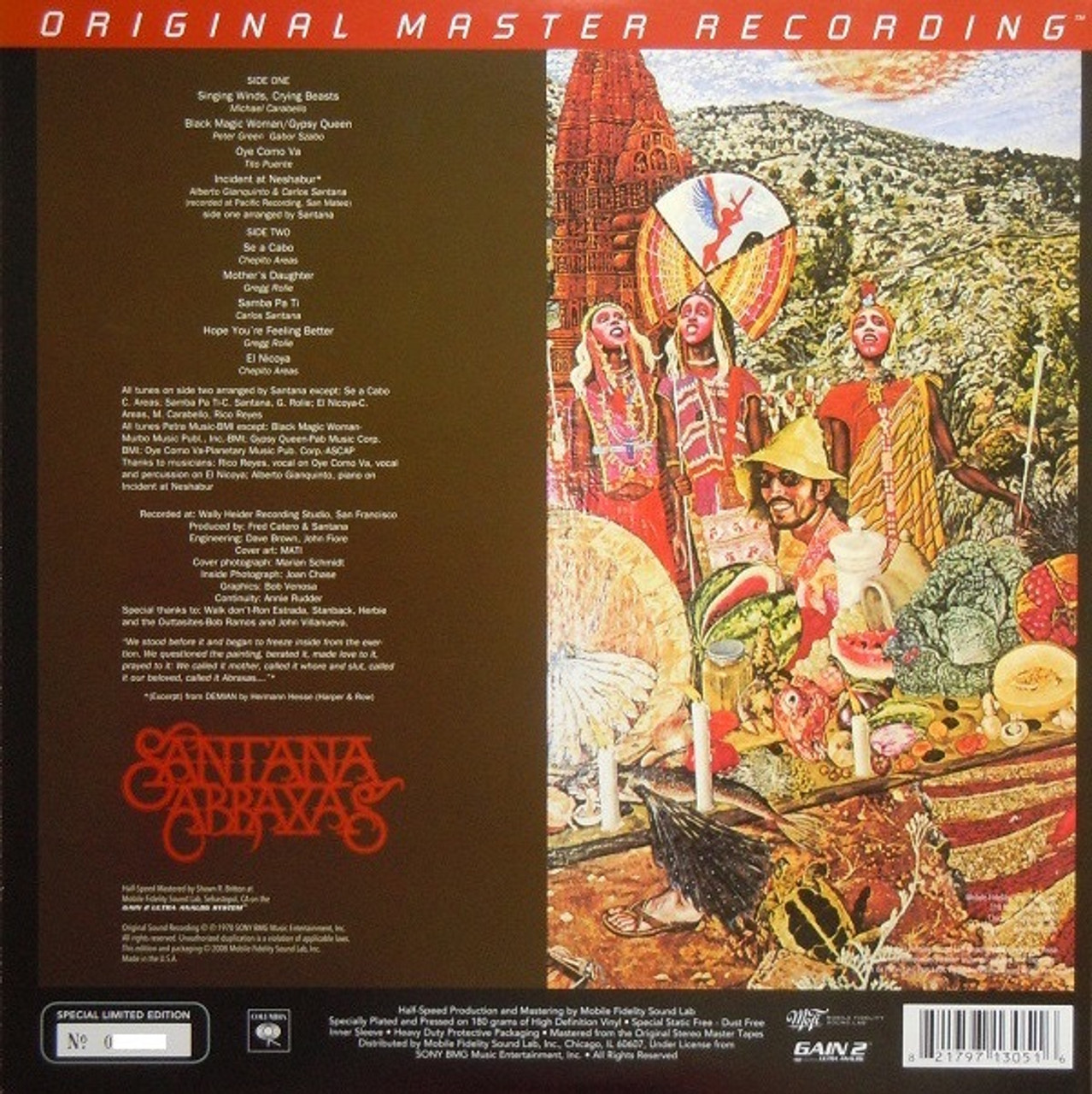 Santana - Abraxas (Sealed MoFi Numbered) - The Record Centre