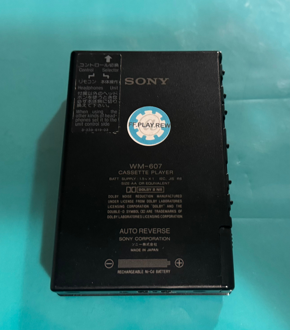 Sony WM-607 Cassette Player Walkman - Reconditioned by Jeremy