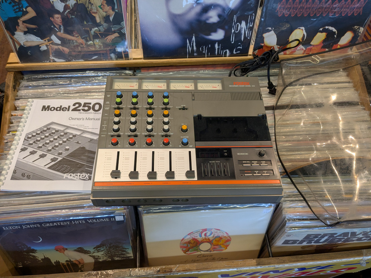 Fostex Recorder/Mixer Model 250 (4-track cassette recorder) - The