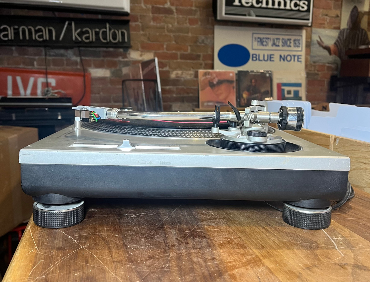 Technics SL-1200 MK II with Shure 44-7 Serviced - Ready to Go