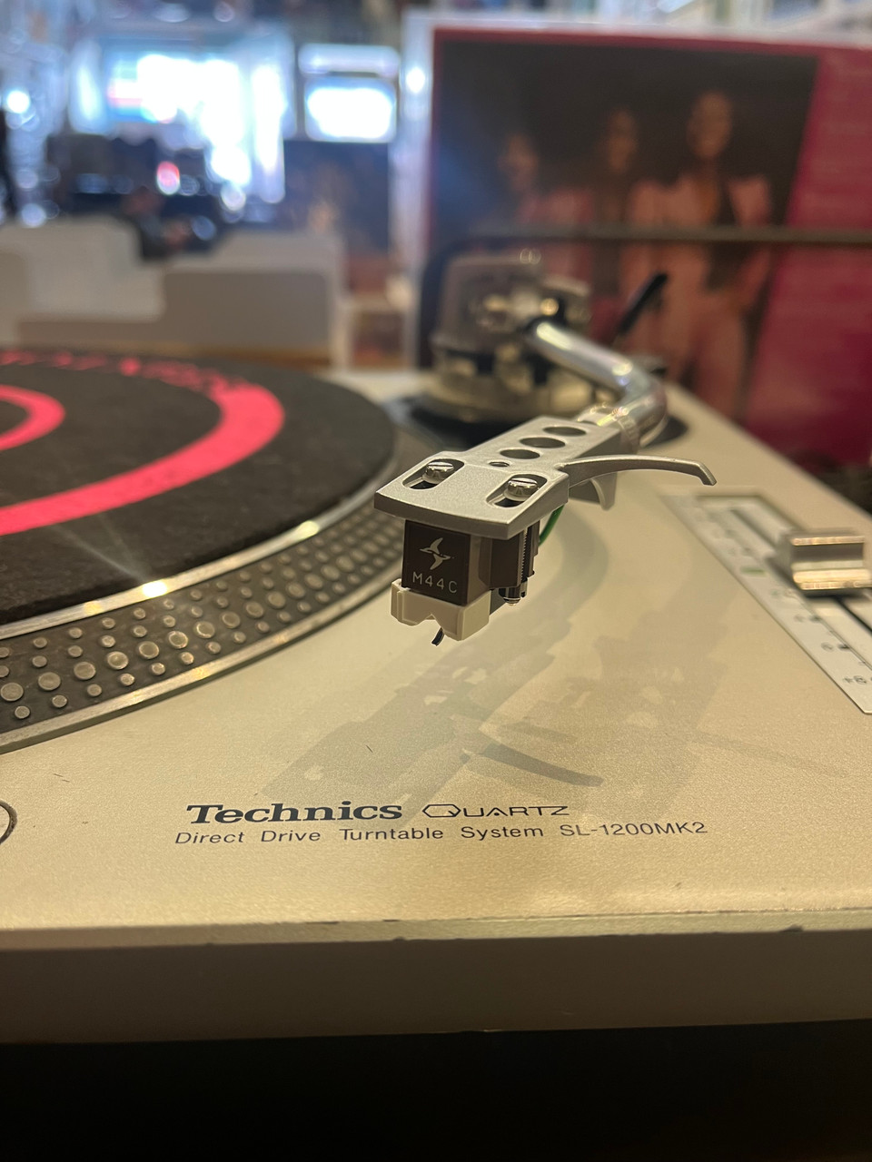 Technics SL-1200 MK II with Shure 44-7 Serviced - Ready to Go