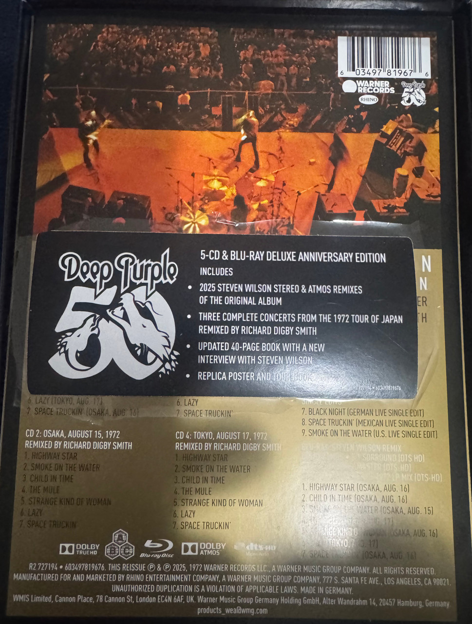 裕矢さま専用　Deep Purple Made in Japan 5CD Made In Japan (Super Deluxe Edition) (5CD/BR) | Deep Purple