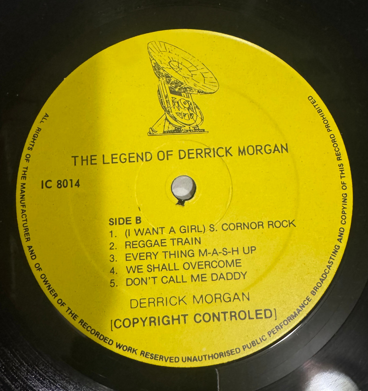 The Legend of Derrick Morgan (1980 EX/EX) - The Record Centre
