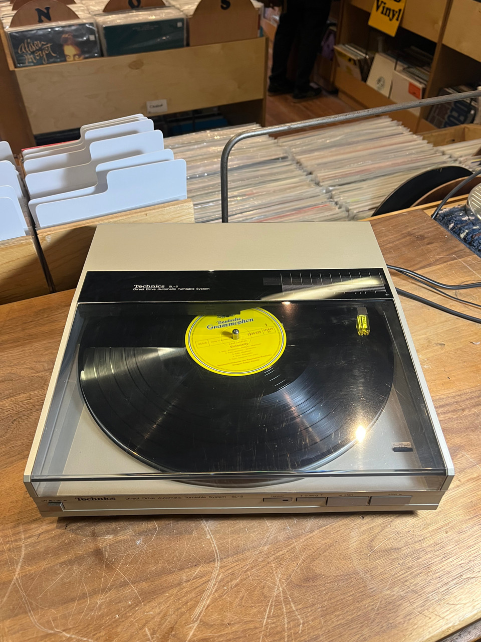 Technics SL-5 Compact Linear Tracking Turntable - fully restored
