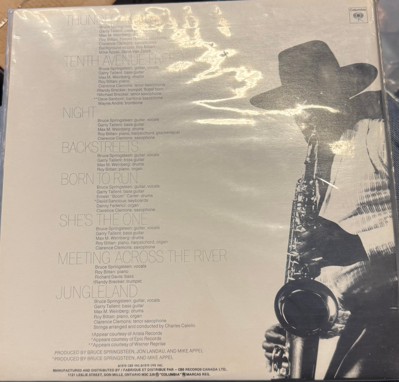 Bruce Springsteen - Born to Run CBS Mastersound Half Speed Master