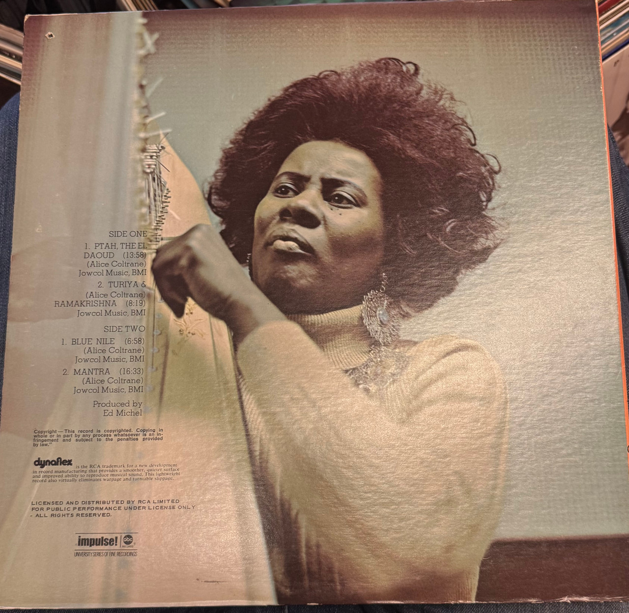 Alice Coltrane - Ptah, The El Daoud (1980 Canadian EX/VG+ ) - The