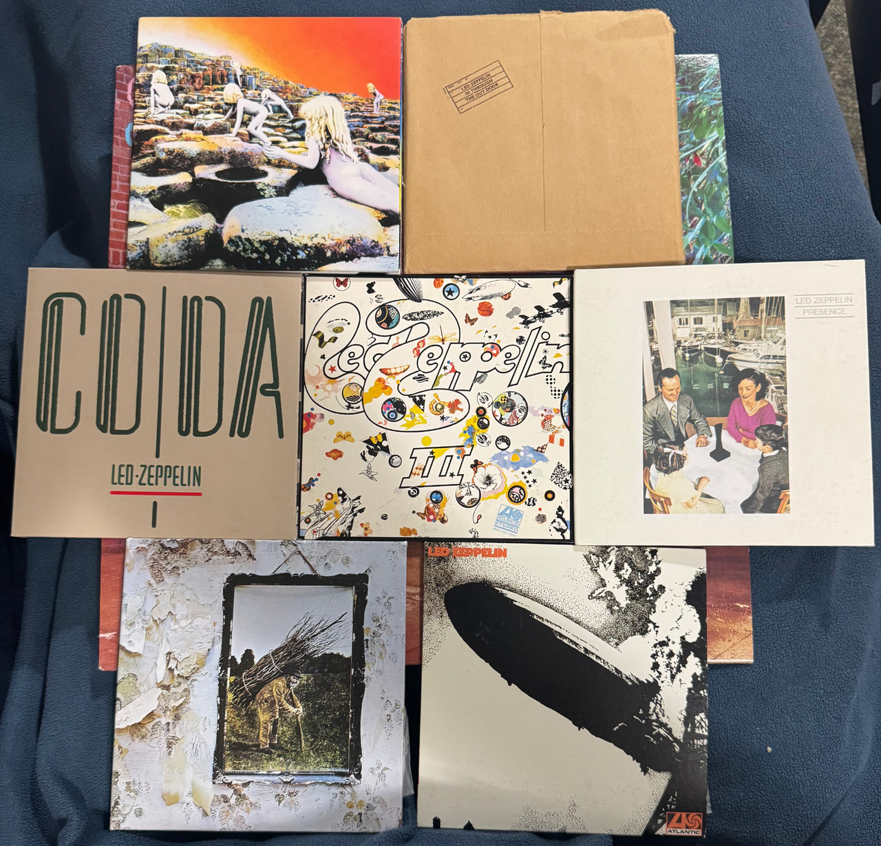 2003 Japan LP replica CDs of the LED Zeppelin Catalogue -All 7 of