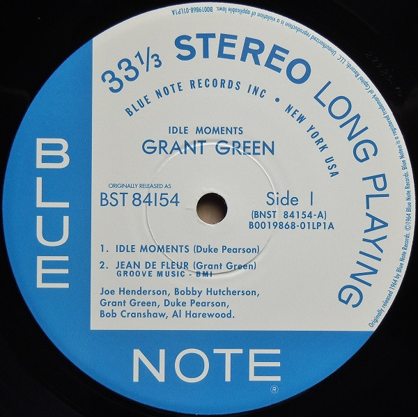 Grant Green – Idle Moments (LP used US 2014 limited edition