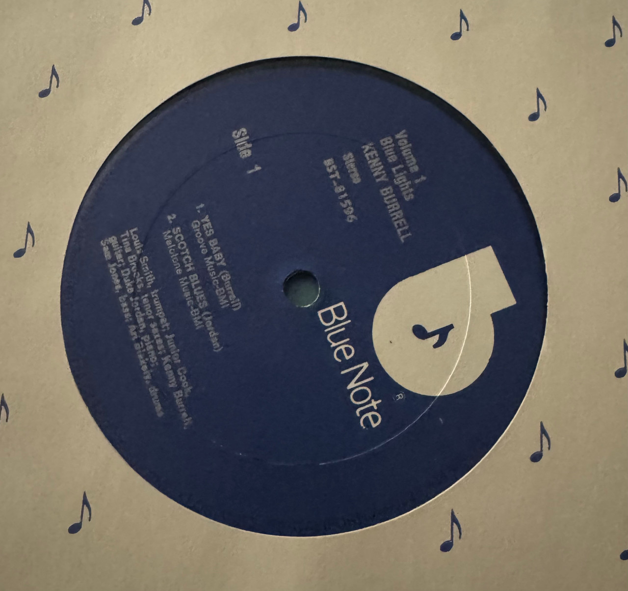 Kenny Burrell - Blue Lights (1975 EX/VG+ Warhol Cover Blue Note