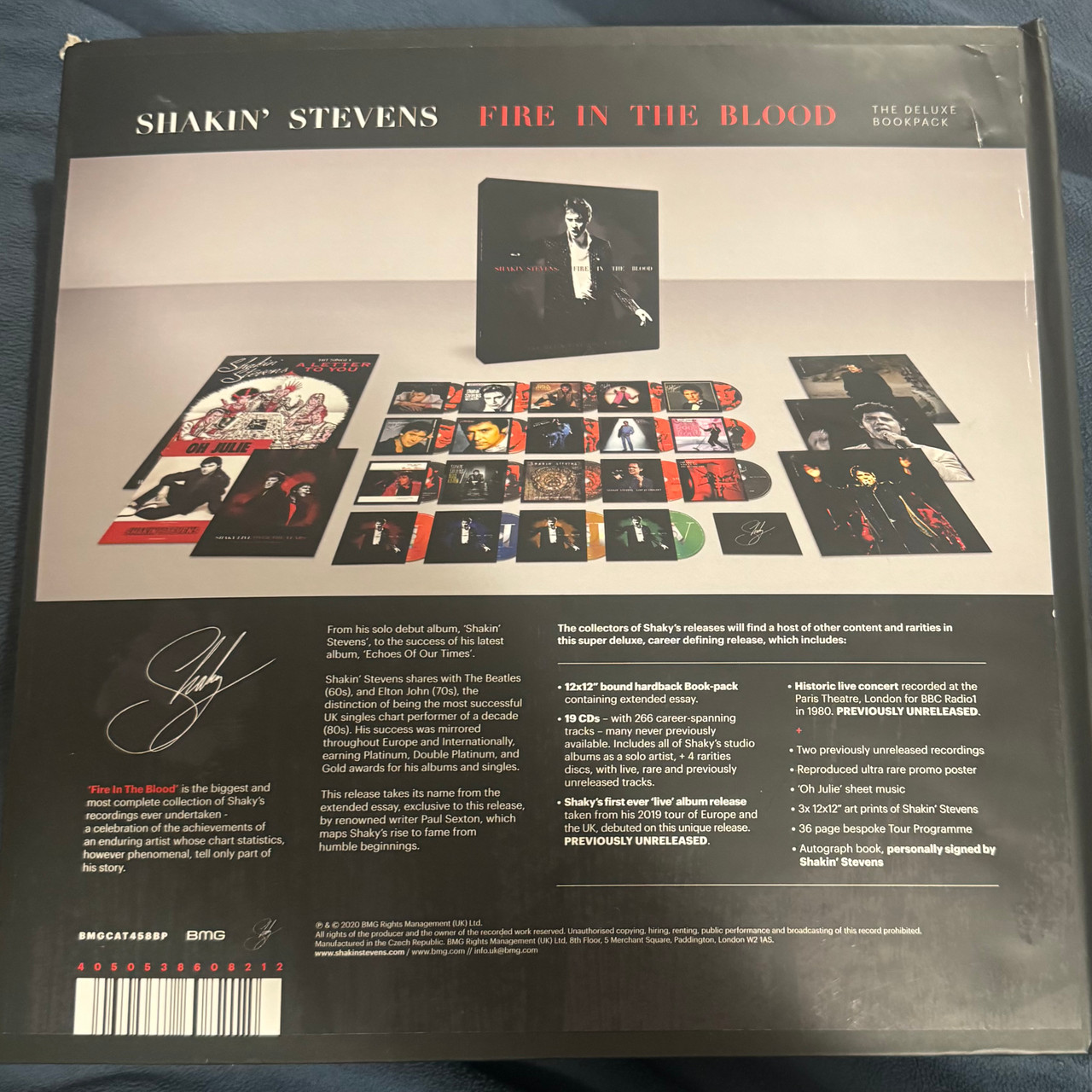 Shakin' Stevens - Fire in the Blood - The Deluxe Book Pack 19 CDs
