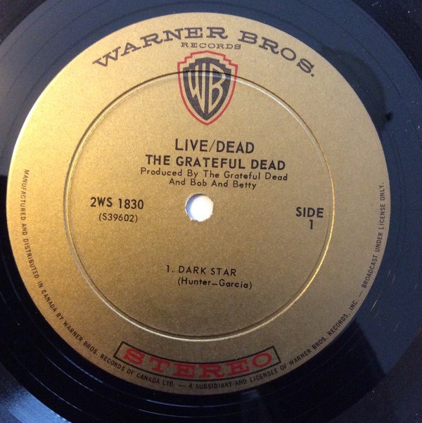 The Grateful Dead - Live/Dead (Gold Label and Booklet) - The Record Centre