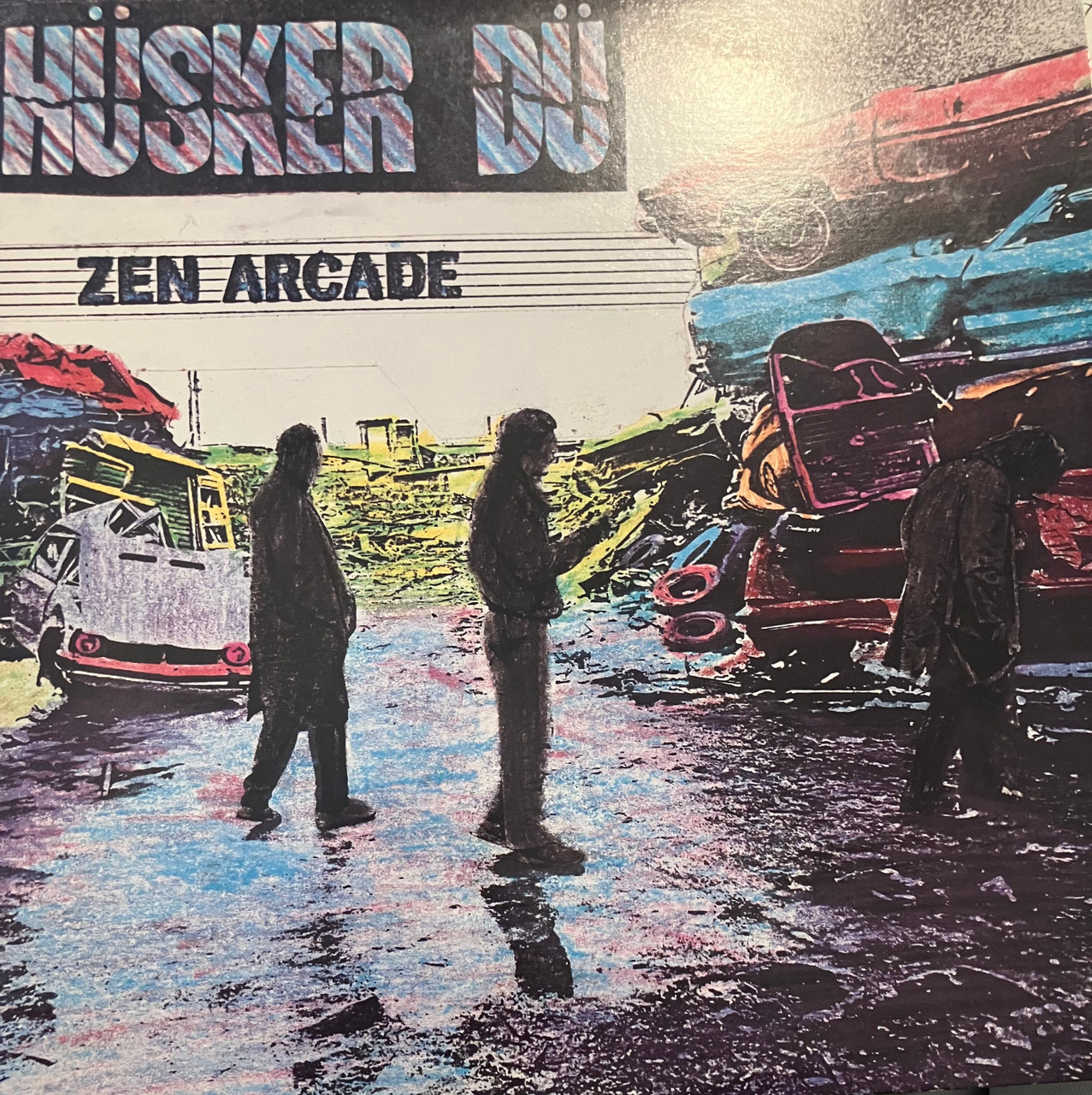 Hüsker Dü - Zen Arcade (VG+/EX-) (US, Repress, Gatefold, 2XLP