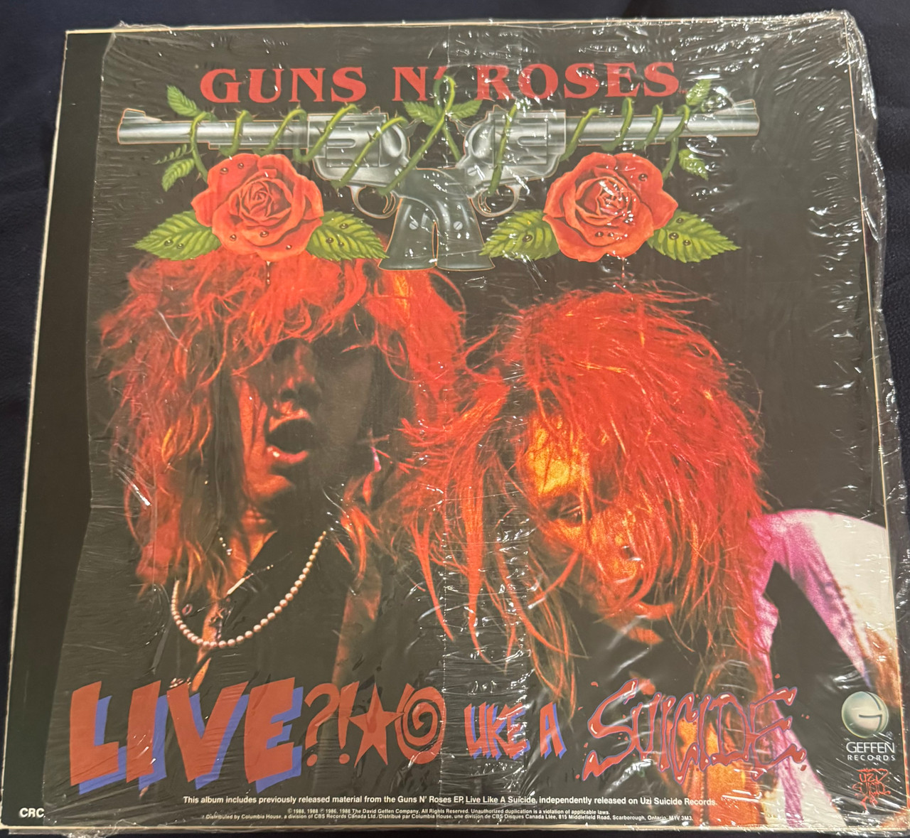 Guns N' Roses GN'R Lies (1988 Club Edition - Uncensored Cover