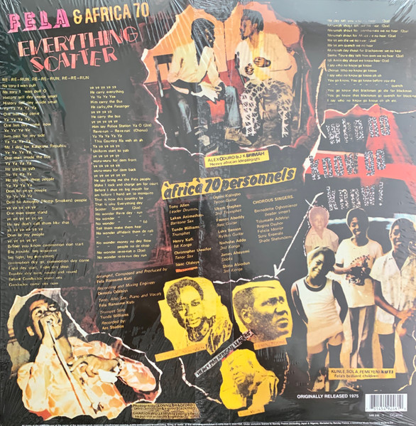 Fela - Africa 70 - Everything Scatter (2001 France NM/NM) - The