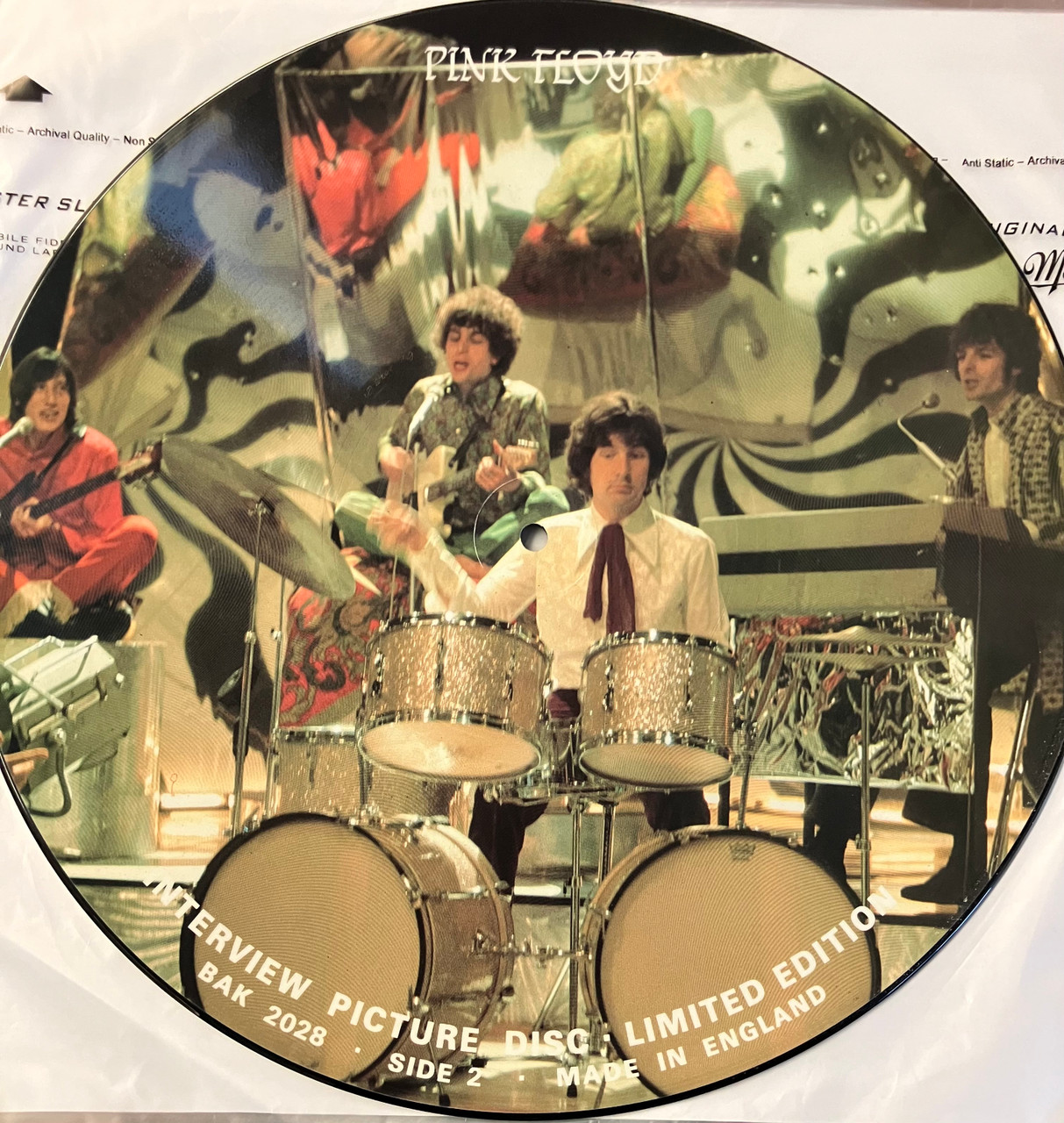 英LP Pink Floyd Interview Picture Disc UK Pink Floyd - Limited Edition Interview Picture Disc (EX/ No Sleeve