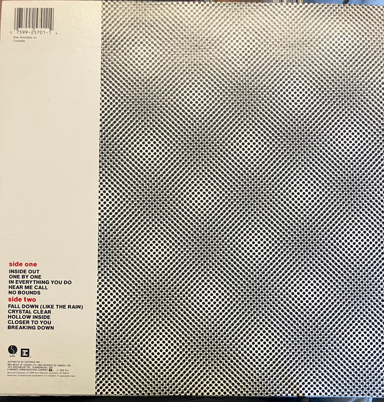 The Mighty Lemon Drops - World Without End (NM-/EX) (CAN, 1988