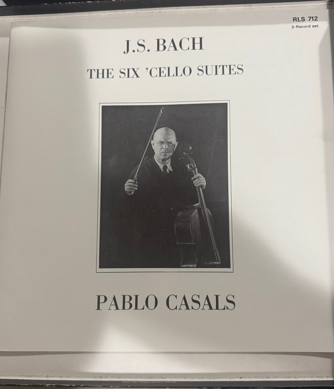 Pablo Casals - JS Bach: The Six Cello Suites (1980 UK 3LP Boxset