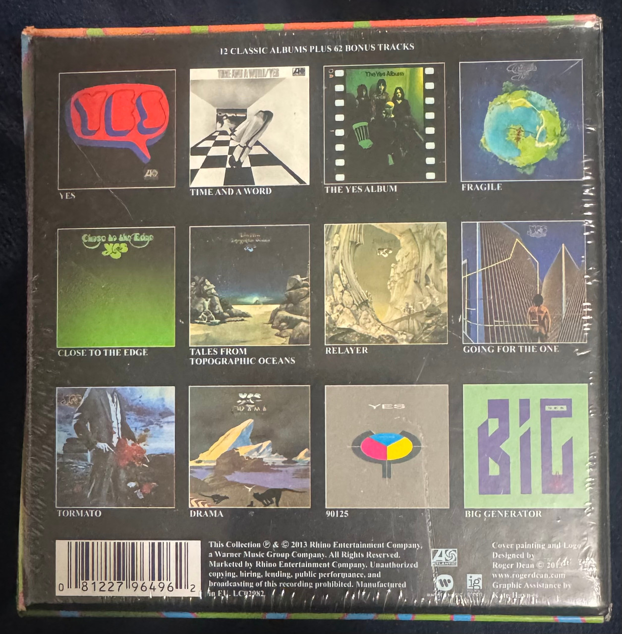 Yes - The Studio Albums 1969-1987 (2013 SEALED 12 CD Boxset Mint