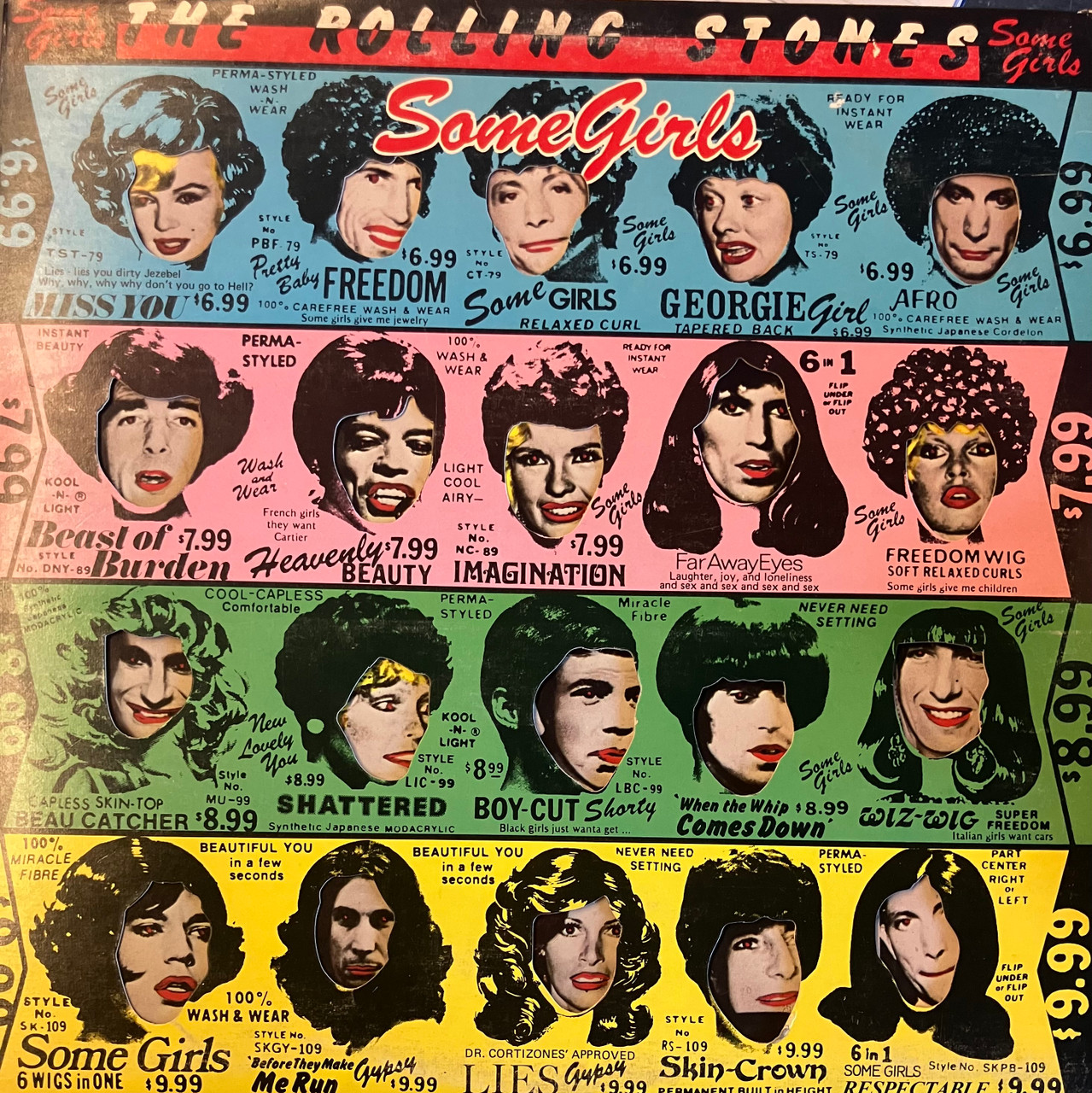 The Rolling Stones - Some Girls (VG+/VG+) (1978, Canadian 1st