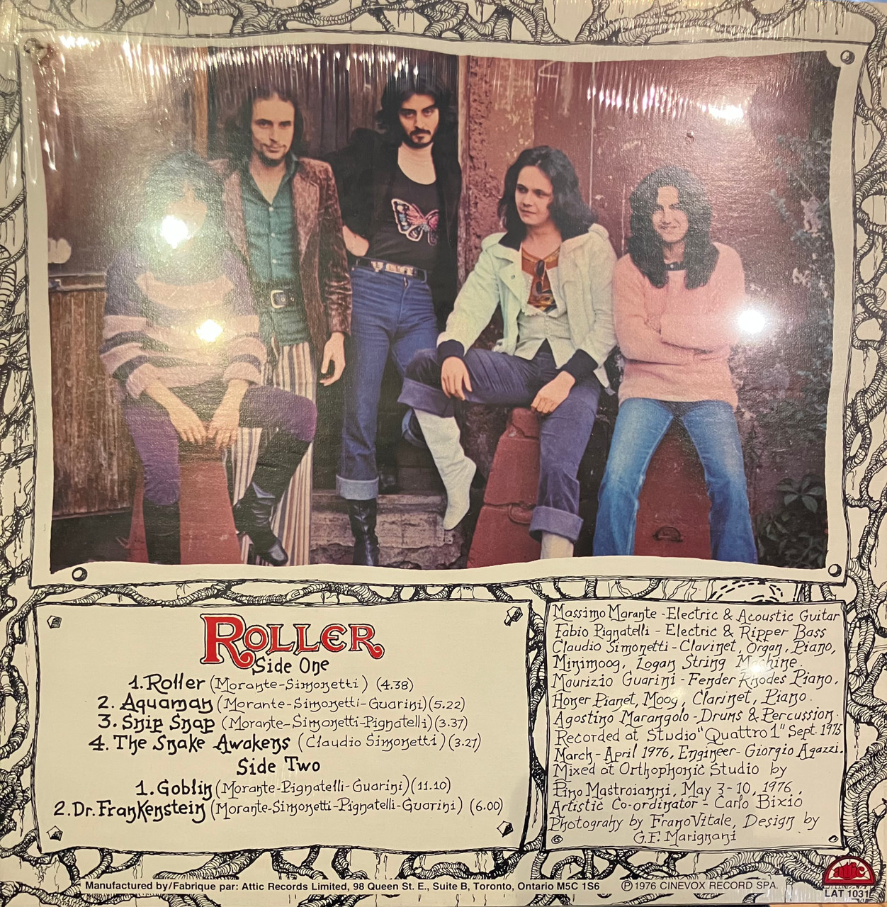 Goblin - Roller (SEALED) (1976 Canada) - Hole punch on top right
