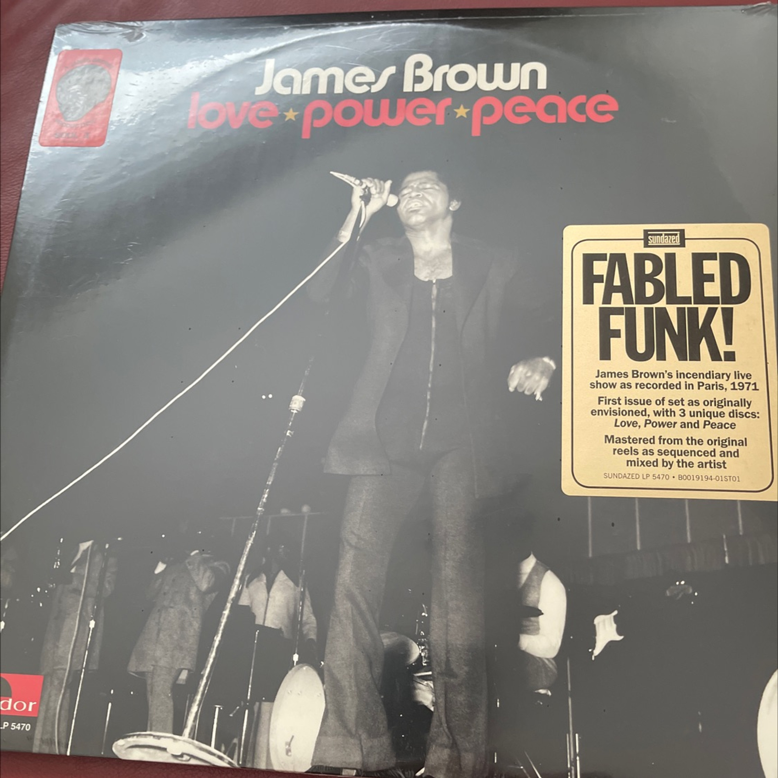 James Brown LovePowerPeace (3 LP set) The Record Centre