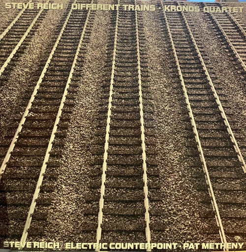Steve Reich , Kronos Quartet, Pat Metheny ‎– Different Trains / Electric Counterpoint (EX/VG-) (1989, CAN)