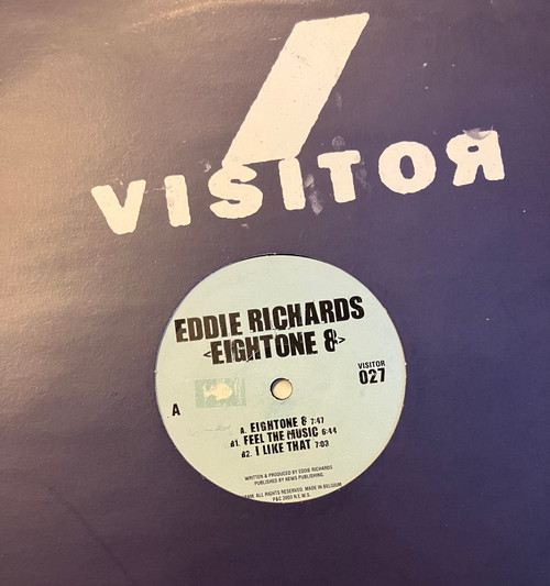Eddie Richards - Eightone 8 (VG/G) (2003, Belgium, 12” Single) 