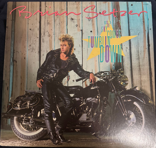 Brian Setzer - When the Sky Comes Tumblin’ Down (1987 Promo NM/VG)