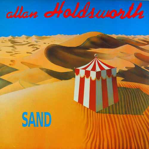 Allan Holdsworth – Sand (LP used Canada 1987 ...gold promo stamp on back cover NM-/VG+)
