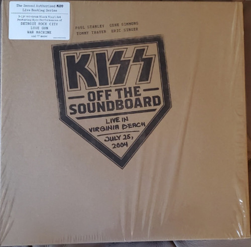Kiss – Off The Soundboard Live In Virginia Beach July 25, 2004  (3LPs NEW SEALED US and Europe 2022 on 180 gm vinyl)