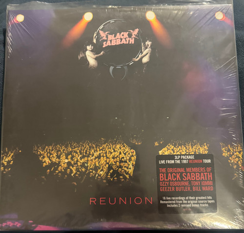 Black Sabbath - Reunion (2023  - 3 LP SEALED MINT)