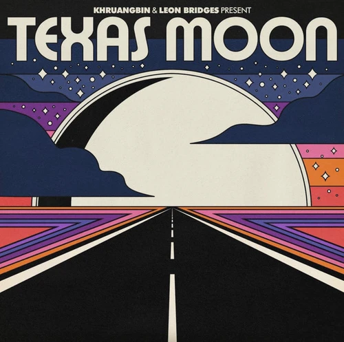 Khruangbin & Leon Bridges — Texas Moon (2022, Blue Vinyl, EX/EX)