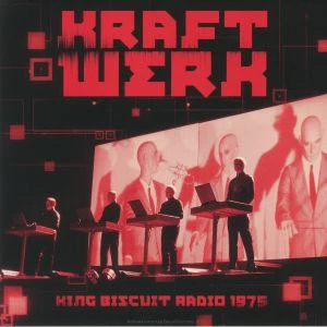 Kraftwerk – King Biscuit Radio 1975 (LP used Netherlands 2020 unofficial release live radio bootleg on 180 gm vinyl in open shrink NM-/NM-)