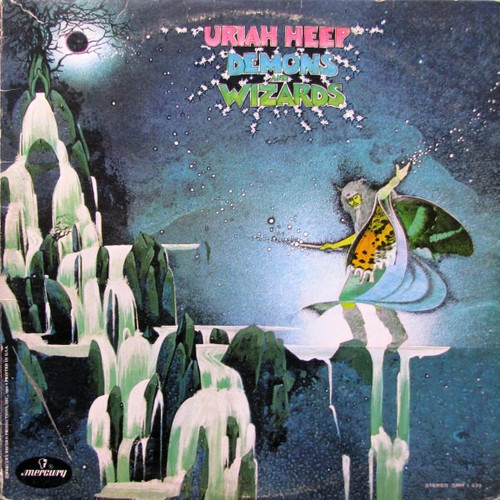 Uriah Heep – Demons And Wizards (LP used Canada reissue in gatefold jacket VG+/VG+)