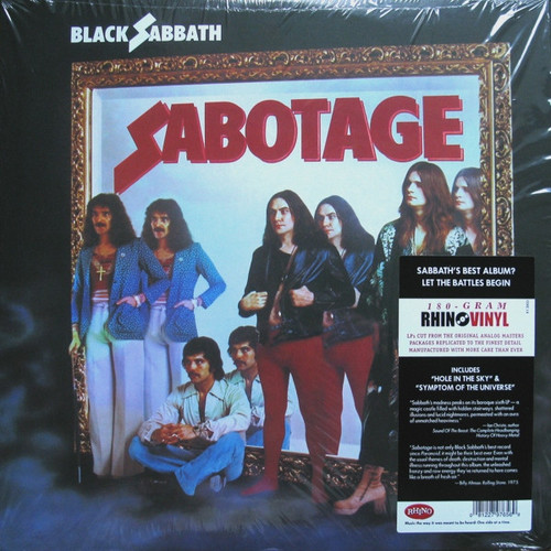Black Sabbath – Sabotage  (LP NEW SEALED US 2011 reissue on 180 gm vinyl)