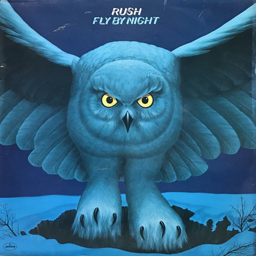 Rush - Fly By Night (1975 UK Laminated Cover with Insert)