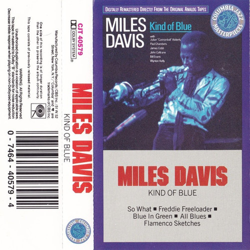 Miles Davis - Kind Of Blue (Cassette)