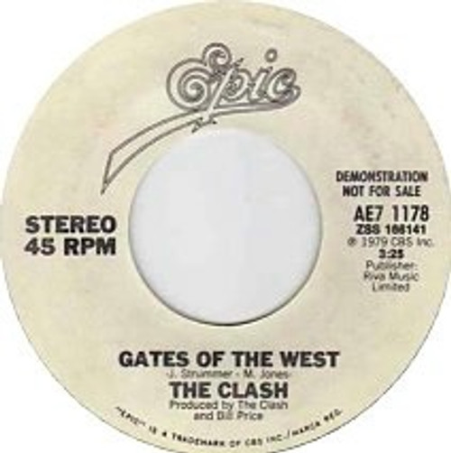 Clash -Promo 7”  Gates of the West /Groovy Times