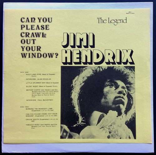 Jimi Hendrix - Can You Please Crawl Out Your Window?