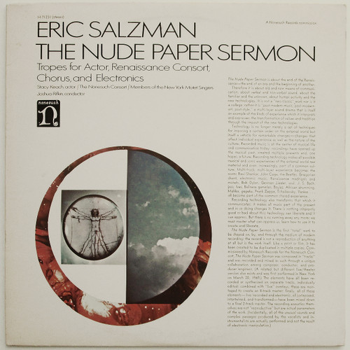 Eric Salzman ‎– The Nude Paper Sermon