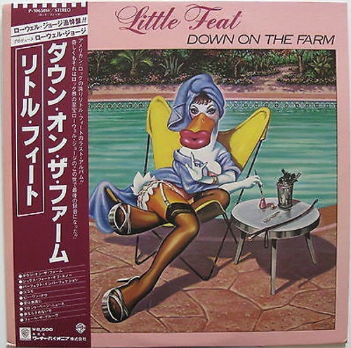 Little Feat - Down On The Farm = ダウン・オン・ザ・ファーム (Japanese Import/OBI/Insert)