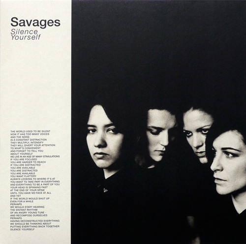 Savages - Silence Yourself (2013 Clear Vinyl)