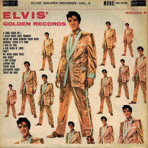 Elvis - Golden Records - Vol. 2 (1960 UK Pressing Mono NM/NM)