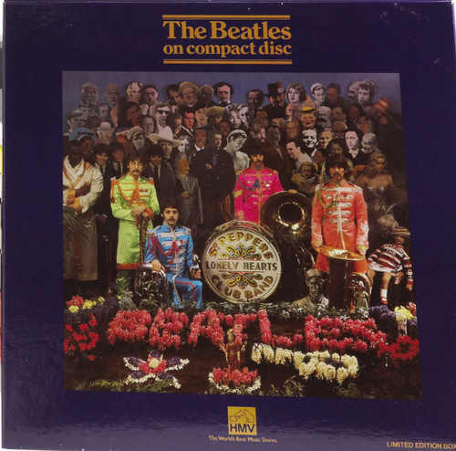 The Beatles - Sgt Peppers Lonely Hearts Club Band (HMV's The Beatles on Compact Disc 12” Box and Pin)