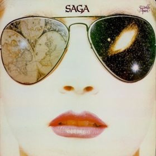 Saga - Worlds Apart (1982  USA in Shrink with Hype Sticker)