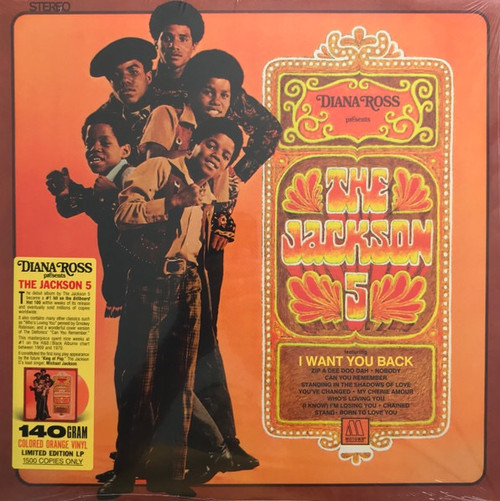 The Jackson 5 - Diana Ross Presents The Jackson 5 (2022 Orange Vinyl - Ltd to 1500 Copies)